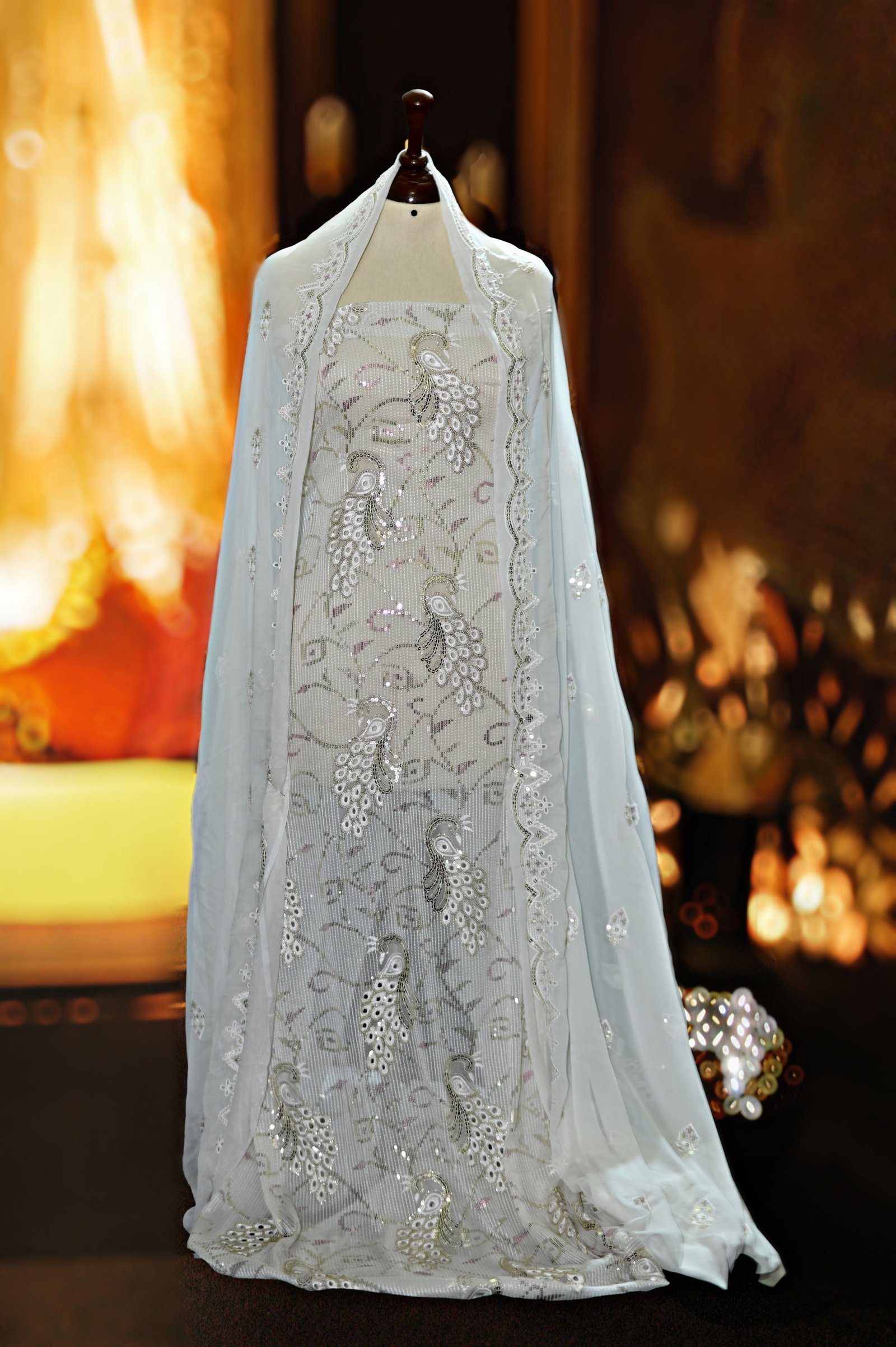 Pure chiffon chikankari collection